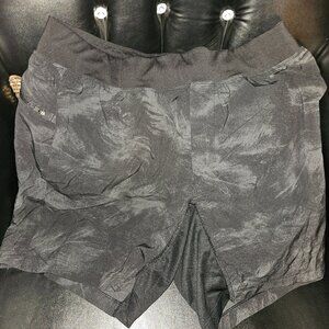 Lululemon Mens Shorts Black Running Active Gym Workout